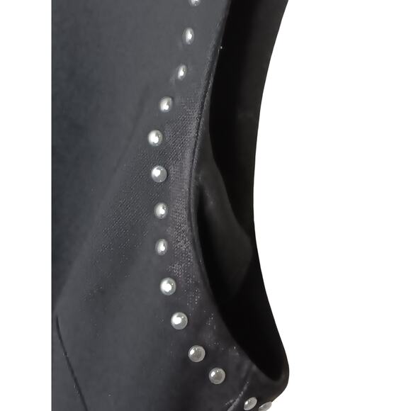 LIKELY Black Sheath Dress Size 0 Studded Sleeveless Mini Cocktail Party - Picture 6 of 15